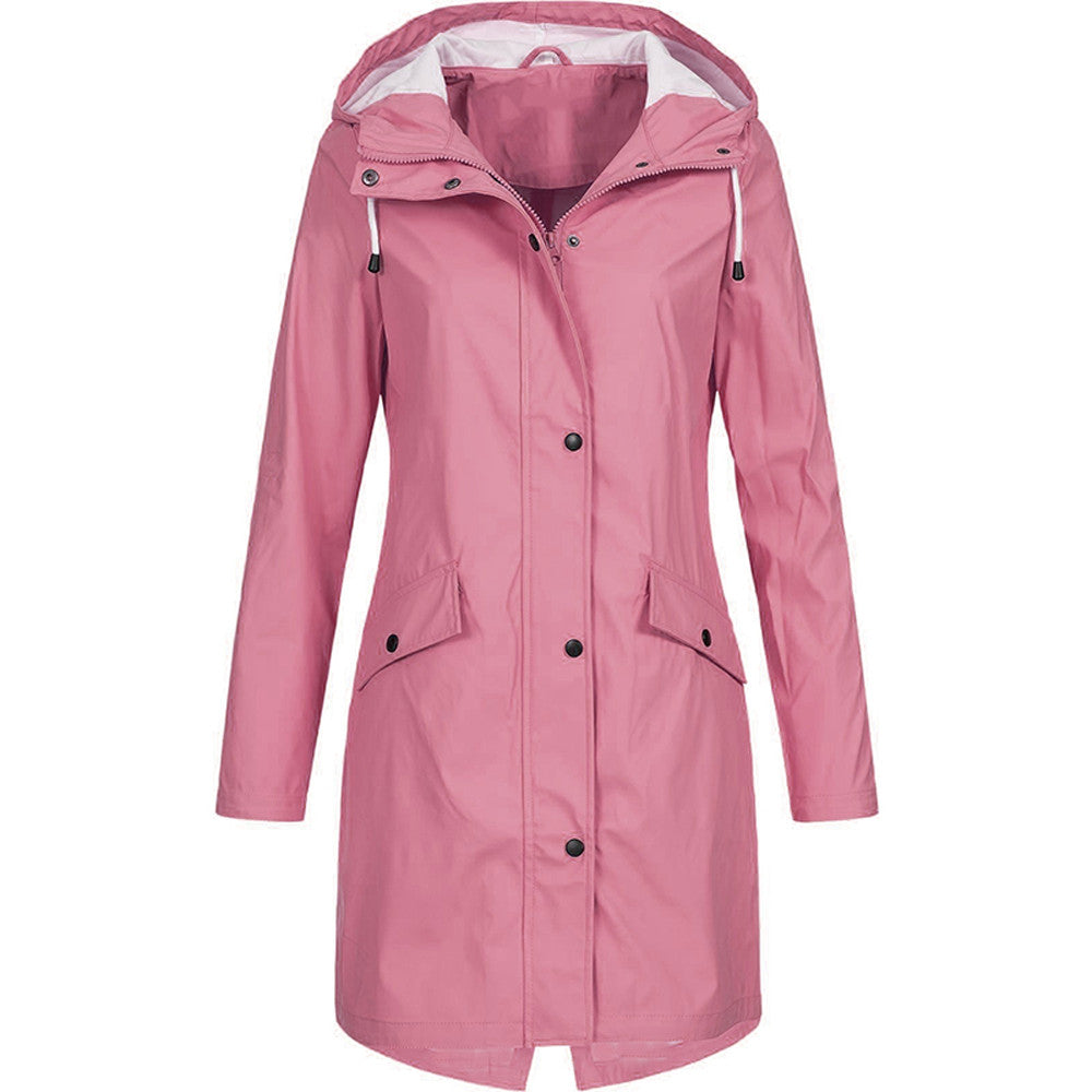 Chaqueta impermeable y transpirable de mujer con diseño elegante – LAURA