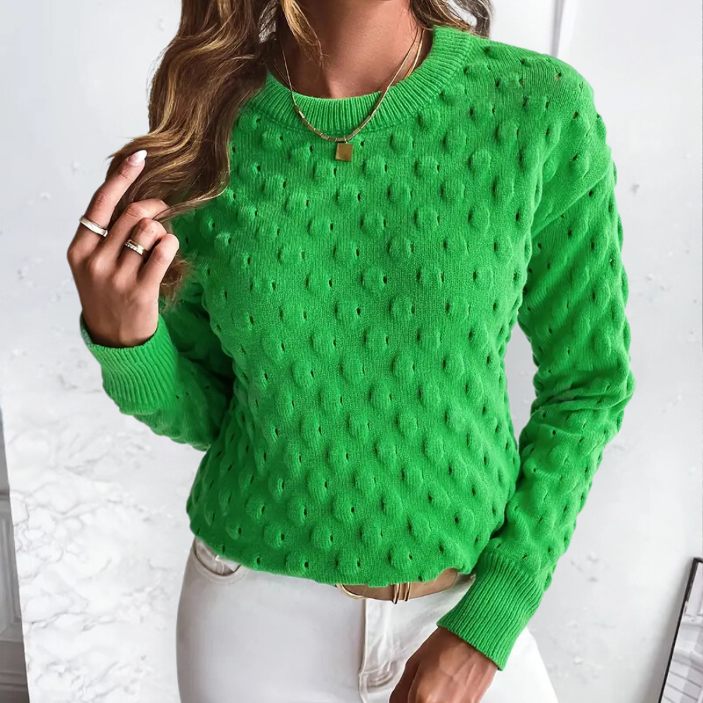 ELSA - Jersey de punto casual y cómodo para mujer