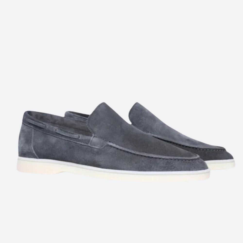 Mocasines de ante con diseño sin cordones para hombre – SUEDORAN
