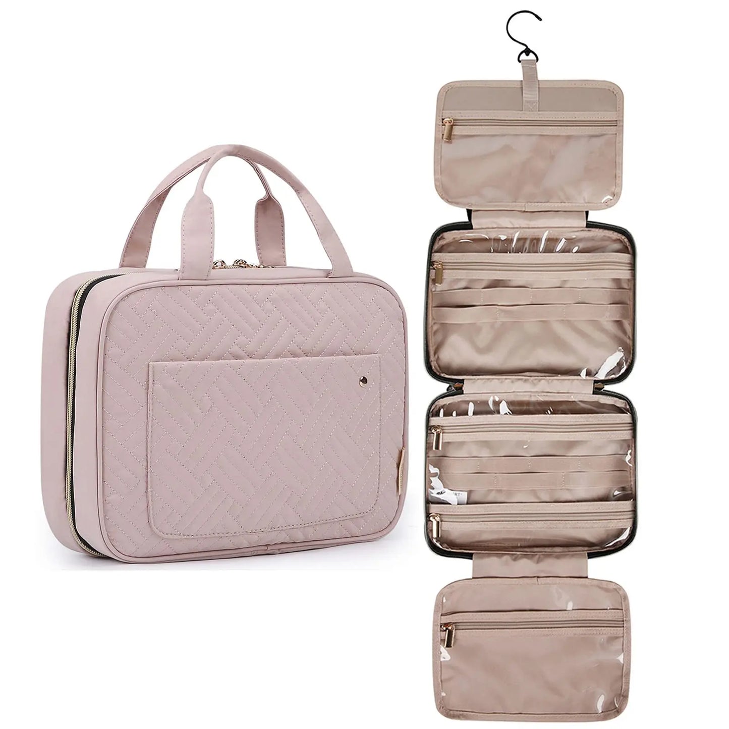 Bolsa de viaje compacta con múltiples compartimentos para mujer – ARACELI