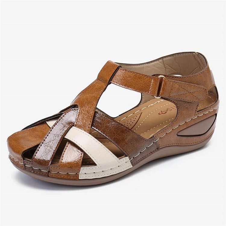 Sandalias ortopédicas con cuña, amortiguación y diseño transpirable – AMELYA