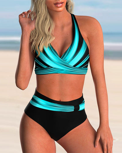 Bikini de verano para mujer con diseño moderno y soporte ajustable – NOELINA