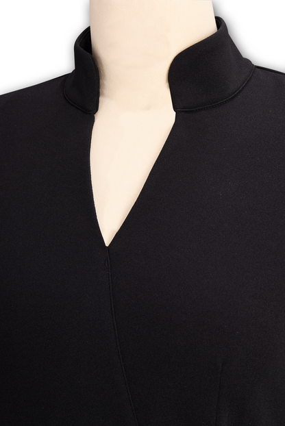 Claribel – Vestido negro refinado de fiesta para mujer