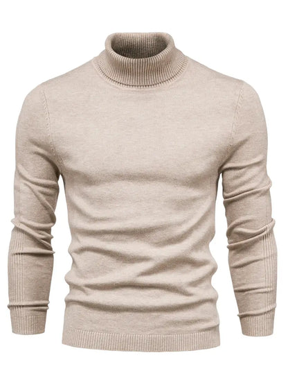 LUCA - Suéter de cuello alto con diseño ajustado para hombre