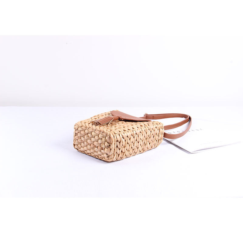 Bolso de mano artesanal tejido a mano para mujer – LUNARIA