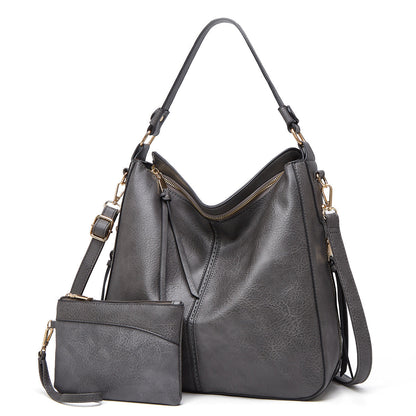 Set de bolso bandolera y minibolso de muñeca en piel sintética – LUNÈA DUO SET
