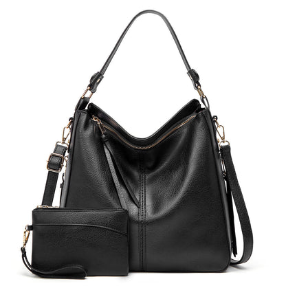 Set de bolso bandolera y minibolso de muñeca en piel sintética – LUNÈA DUO SET