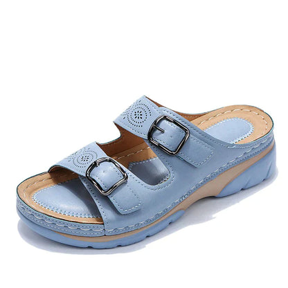 Sandalias elegantes de verano para mujer con detalles decorativos – ALMÉRIA