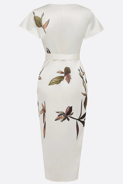Anna – Vestido midi elegante cruzado de verano para mujer