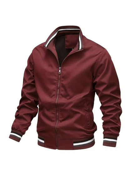 ENZO - Bomber casual para hombre