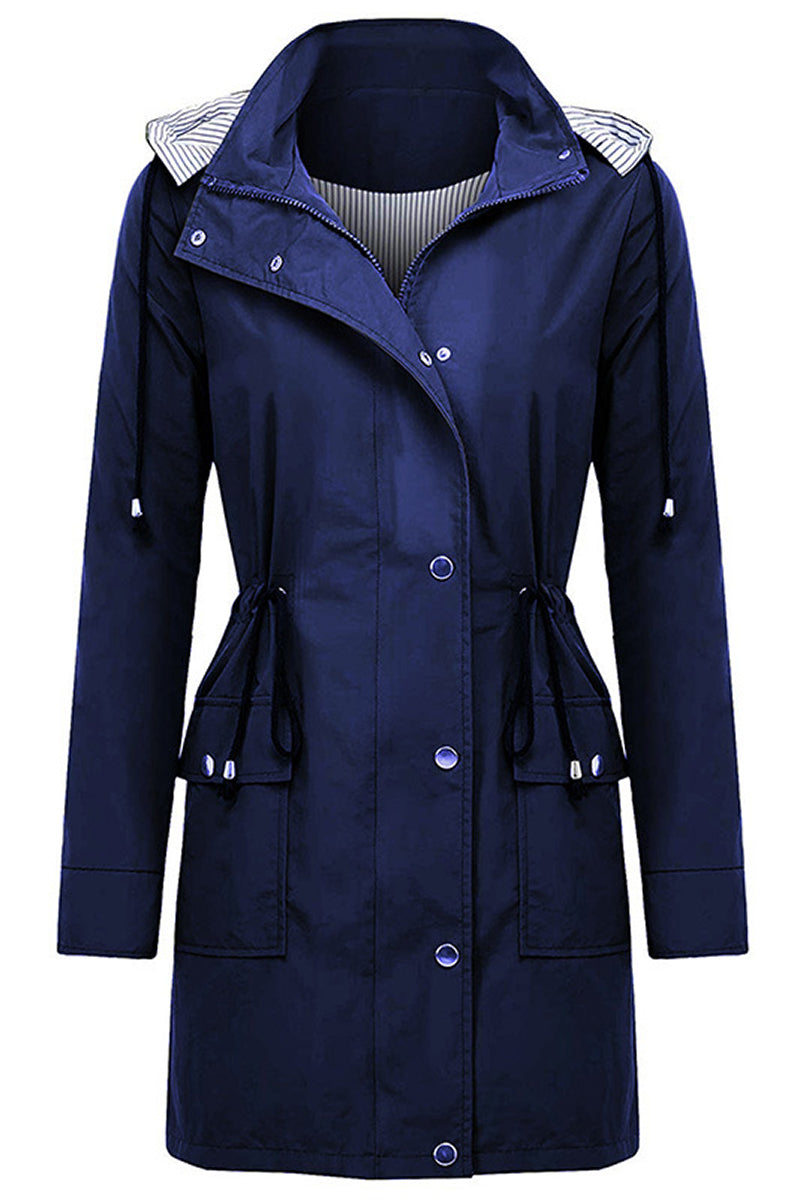Chaqueta ligera para mujer con capucha y cordón ajustable – TAMIRA