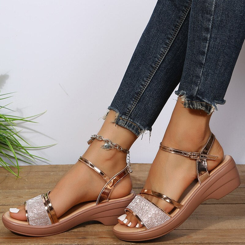 Sandalias ortopédicas de mujer con diseño romano y ajuste cómodo – LUMARIA ROMA