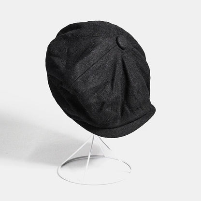 HUGGO - Boina vintage retro estilo flatcap para hombre
