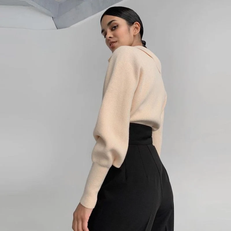 LOBKE - Elegante suéter de punto para mujeres