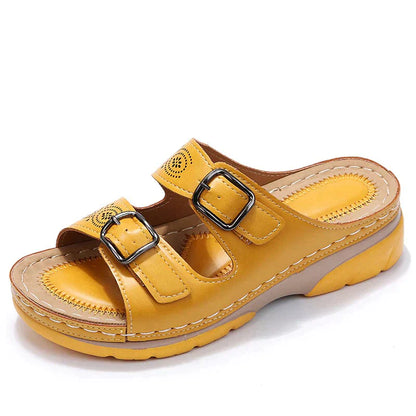 Sandalias elegantes de verano para mujer con detalles decorativos – ALMÉRIA