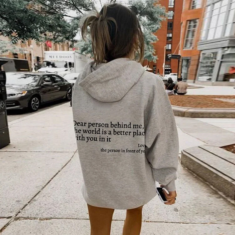 SNOW - Sudadera con capucha estilosa y acogedora para mujeres