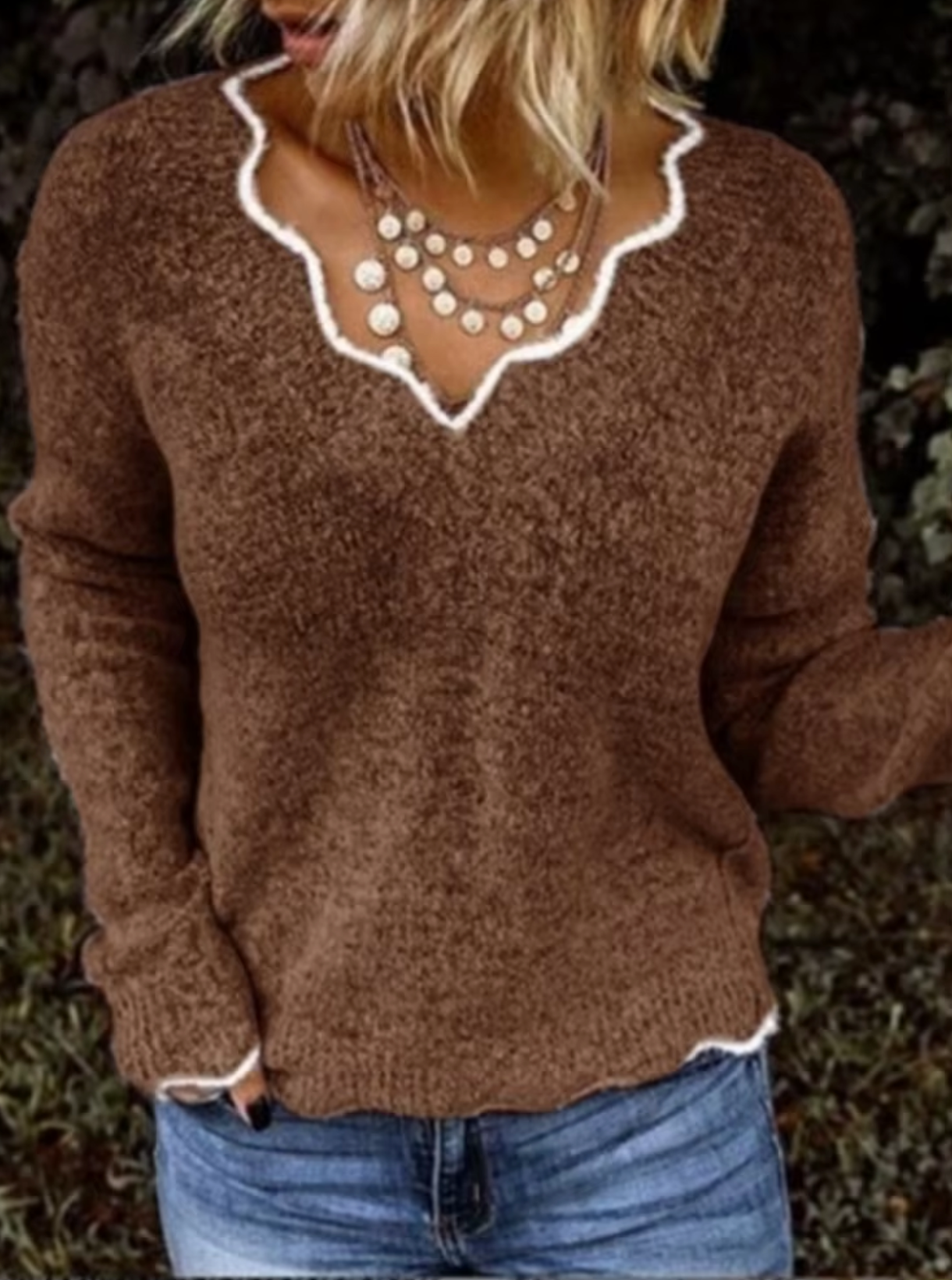 LIA - Suéter elegante de textura suave para mujer