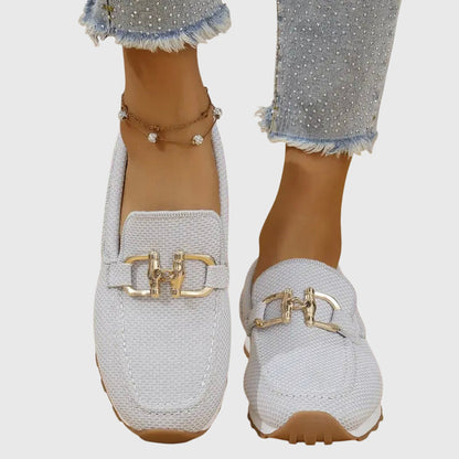 Elina – Mocasines ortopédicos de ante suave para mujer