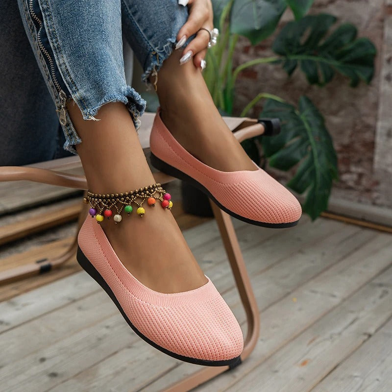 Zapatos bailarinas transpirables con suela antideslizante para mujer – ELVY PARIS
