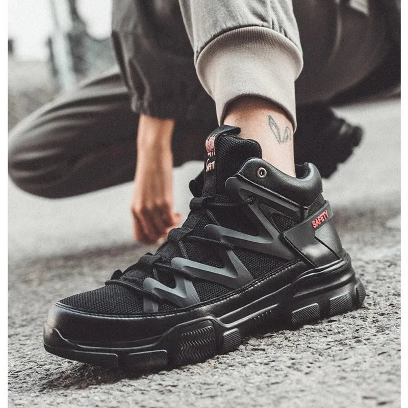 Zapatos de seguridad ligeros con puntera de acero para trabajo profesional – CORE