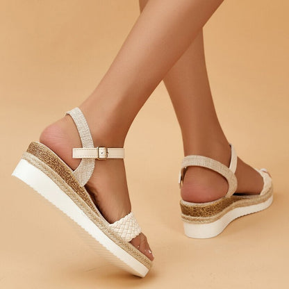Sandalias ortopédicas de mujer con tiras ajustables en el tobillo – NAYARA COMFORT
