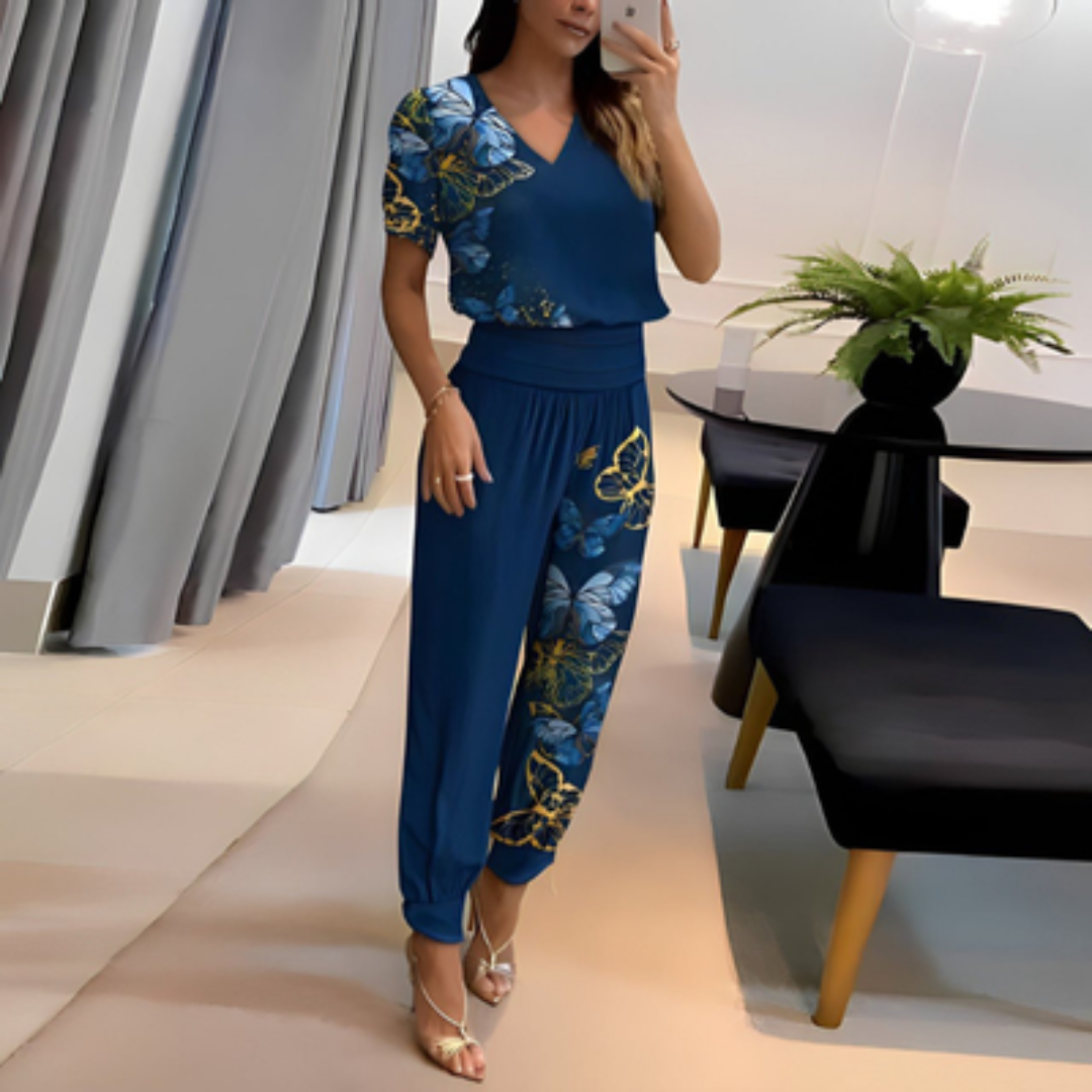 LYA – Conjunto de dos piezas con diseño moderno para mujer