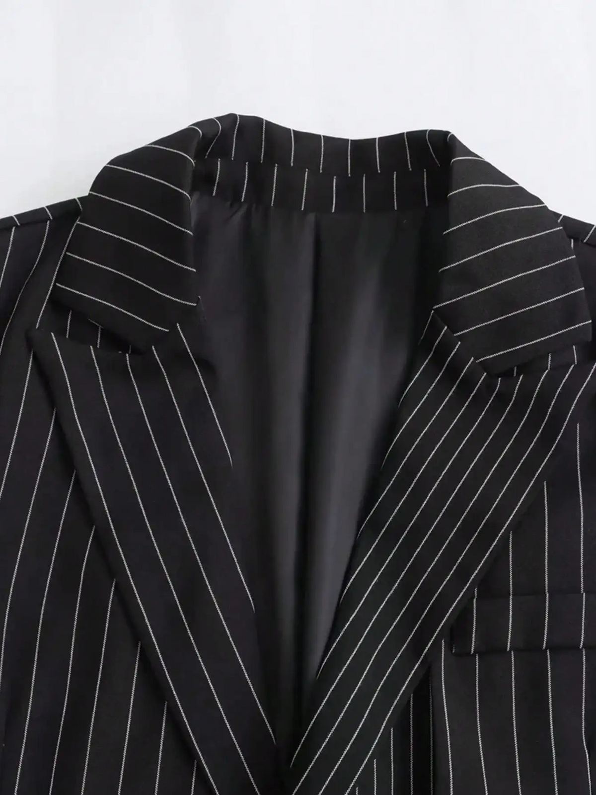 AINA - Blazer formal con rayas para mujer, perfecto para el aspecto de oficina