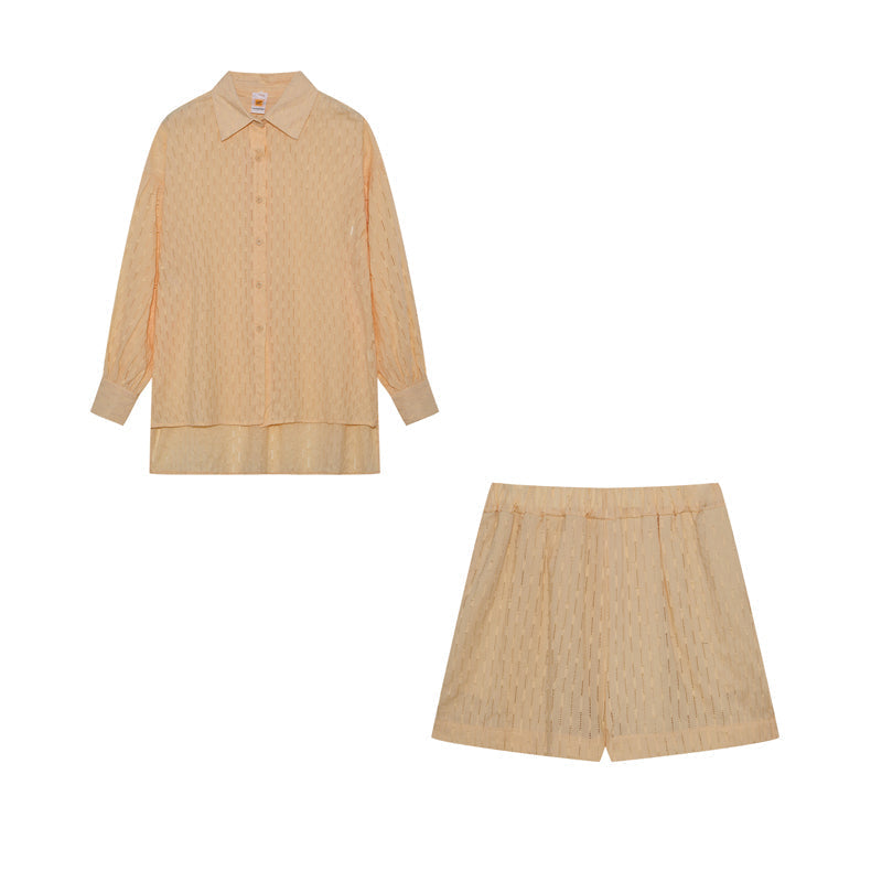 Conjunto veraniego de blusa fluida y short ligero para mujer – ZAYRA
