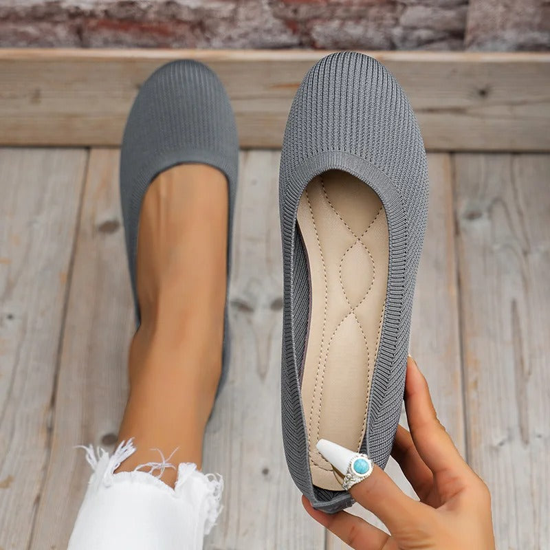 Zapatos bailarinas transpirables con suela antideslizante para mujer – ELVY PARIS