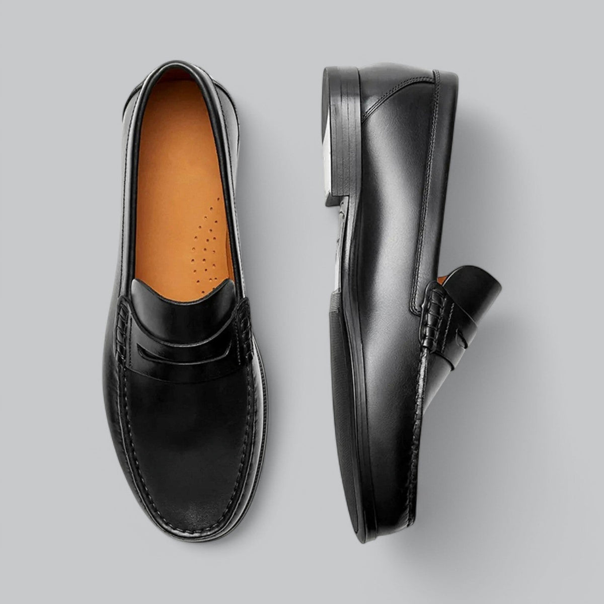 Mocasines clásicos de hombre con líneas depuradas y acabado elegante – ALVÉRON