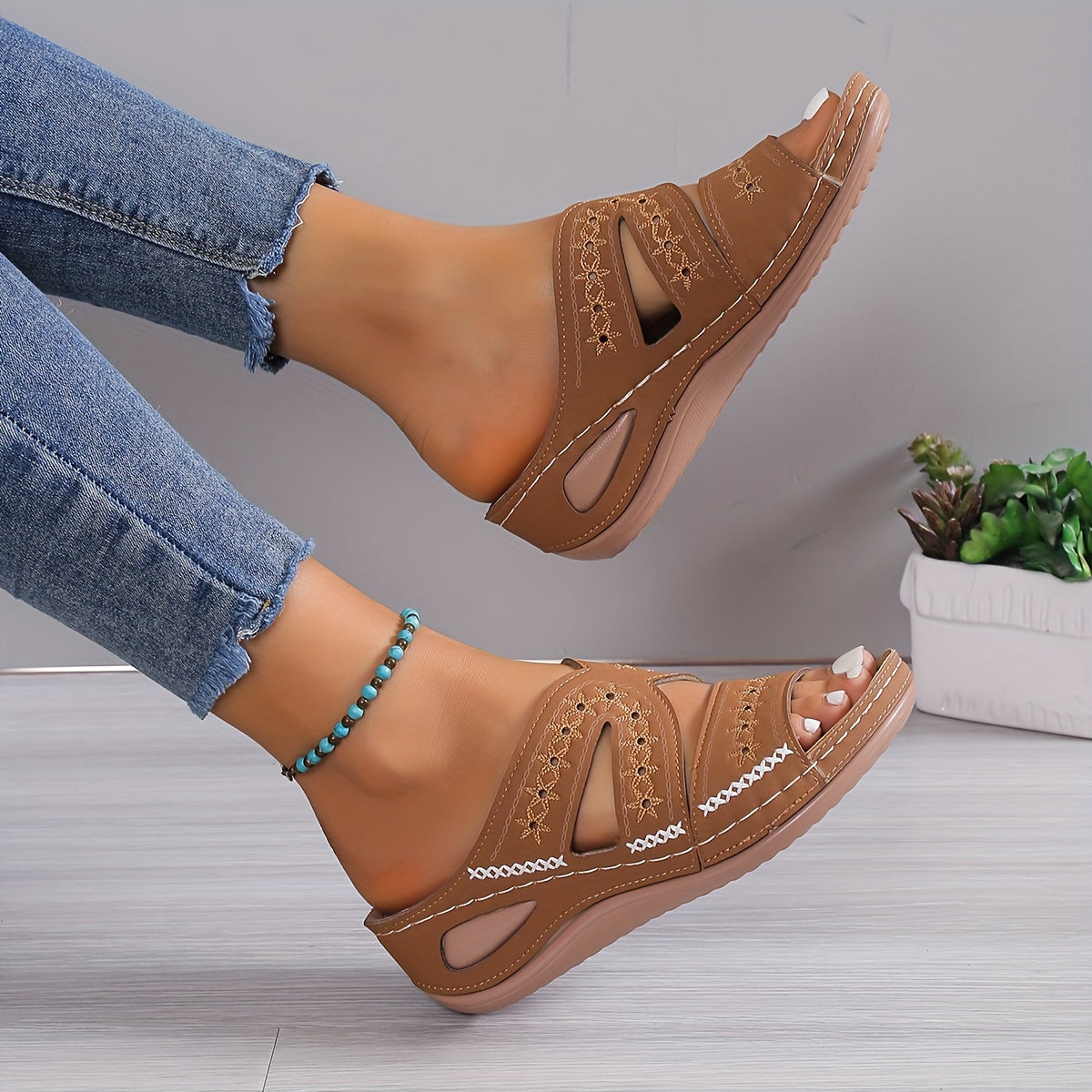 Sandalias ortopédicas para mujer con plantilla anatómica y suela ligera – MERALIA CONFORT