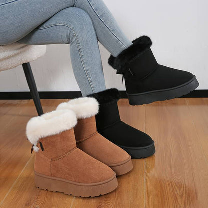 ZAHARA - Botas de invierno altas con suela gruesa para mujeres