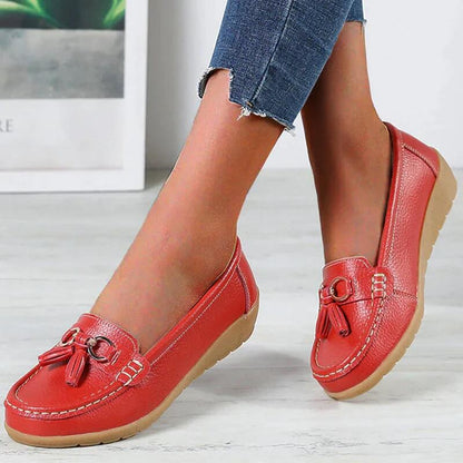 Zapatos planos ortopédicos para mujer con diseño clásico – MAIREEN