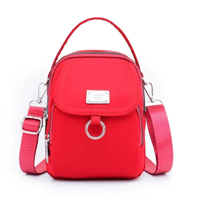 Bolso bandolera de nailon ligero e impermeable para mujer – NAYLA