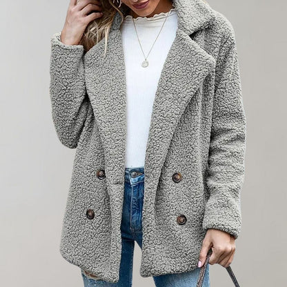 LANAIA - Chaqueta cálida y suave para mujeres