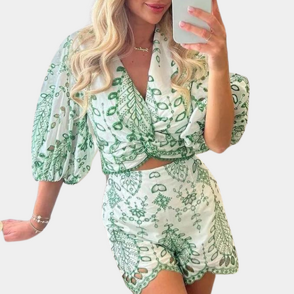 LARA - Conjunto elegante de dos piezas para mujer
