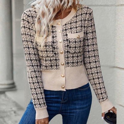 NORA - Cárdigan de punto elegante para mujer