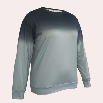 NAYA - Sudadera casual degradada de manga larga para mujer