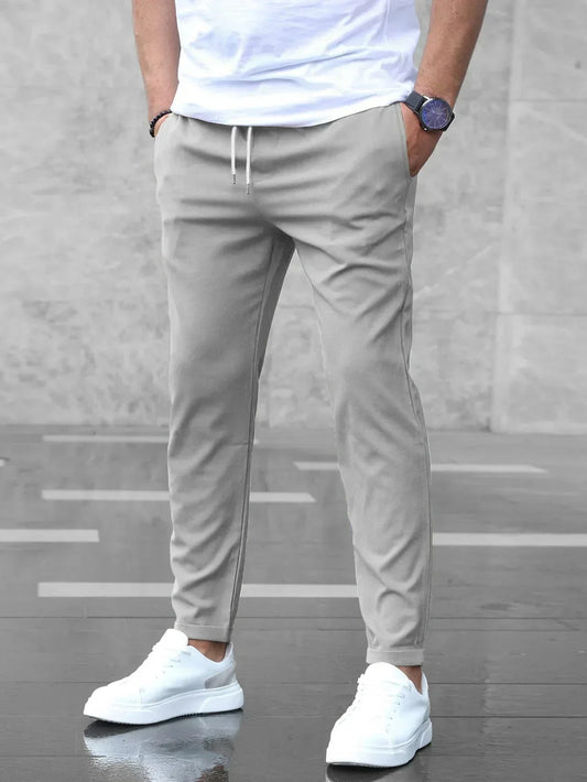Pantalón para hombre con tejido elástico cómodo – DOUWE