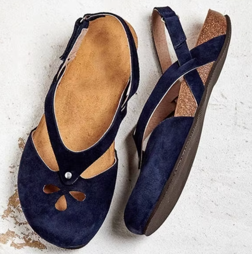 Zapatos de Senderismo Ortodónticos para Mujeres con Soporte Arqueado y Cierre de Velcro – Kjerstin