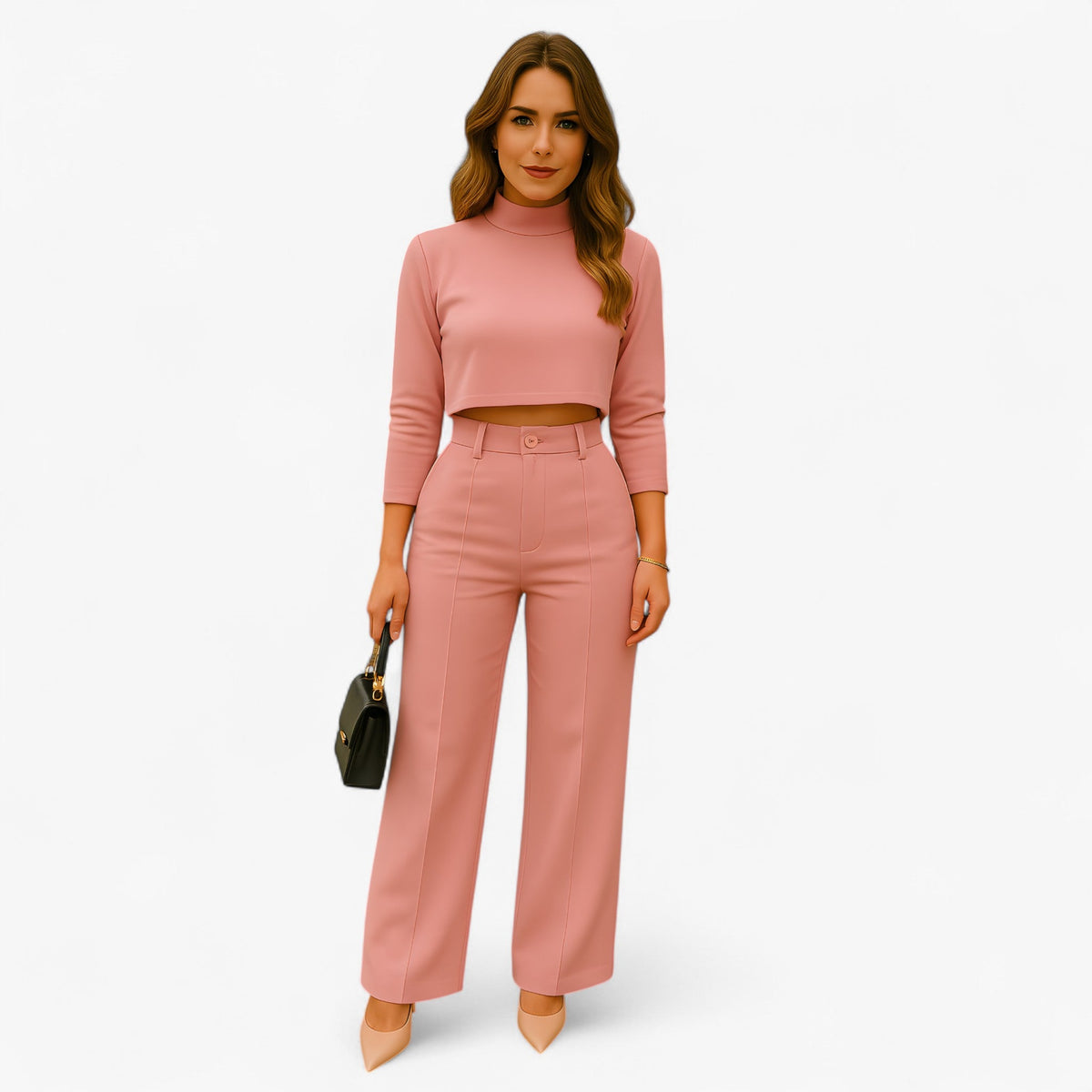 Conjunto de dos piezas con top y falda para mujer – BELLA DUO