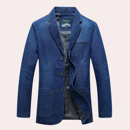 Blazer vaquera slim fit para hombre – JEZAR
