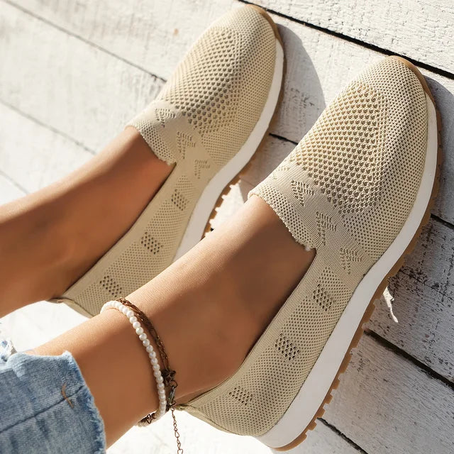 INES - Zapatos ortopédicos tipo mocasín para mujer
