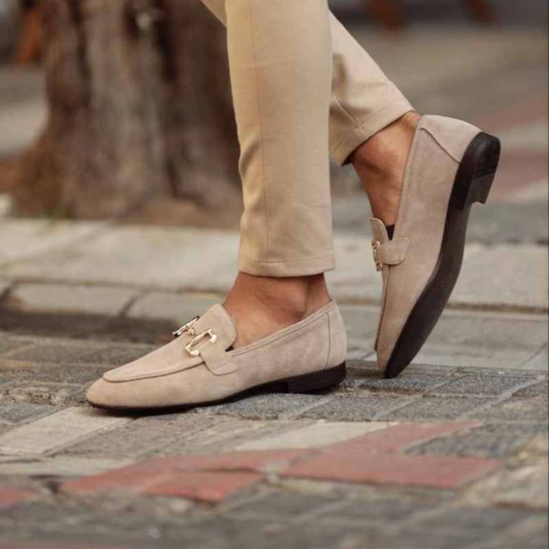 Mocasines elegantes para hombre con detalle metálico – MARCÉLLO