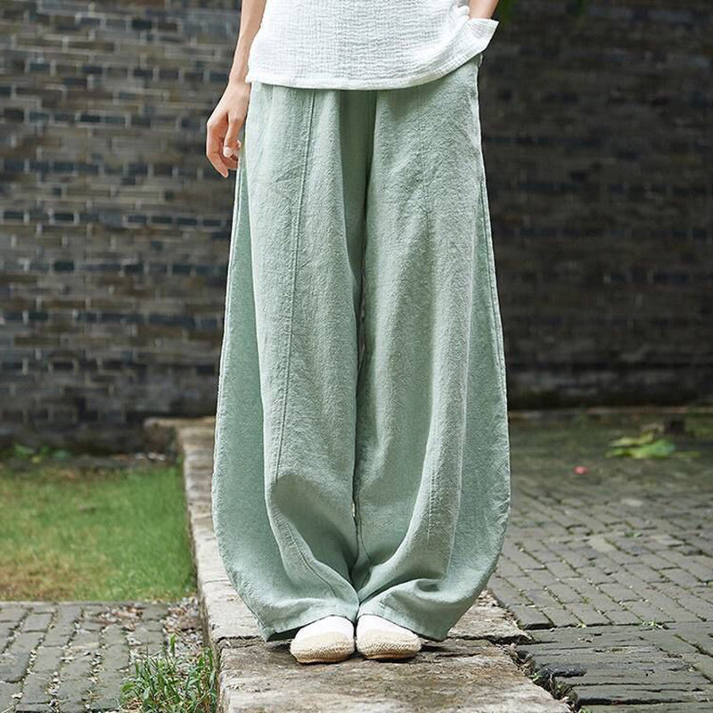 Pantalón de algodón cómodo y ligero para mujer – EMILIA