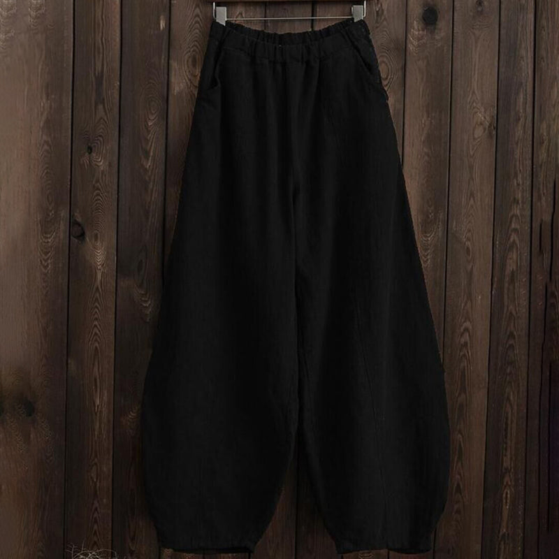 Pantalón de algodón cómodo y ligero para mujer – EMILIA