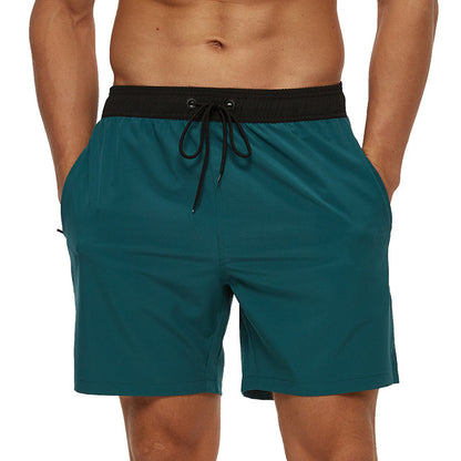 Aventura – Pantalones cortos para hombre con cintura elástica y cordón ajustable