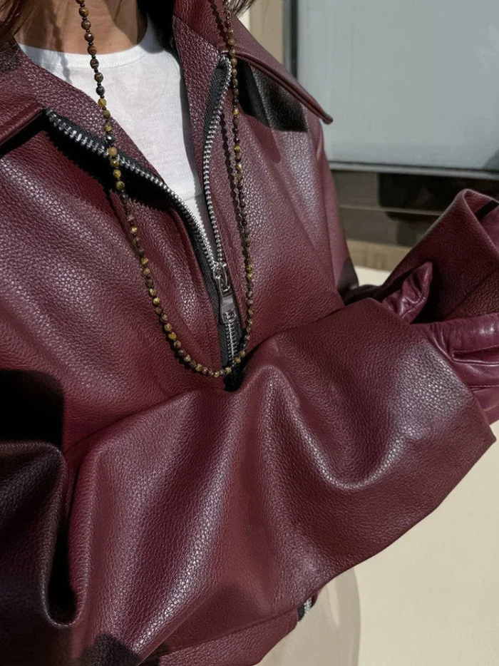 Chaqueta clásica de mujer con cremallera frontal y estilo atemporal – FRANZISKA