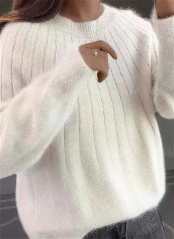 Jersey elegante de mujer en mezcla de cachemira – GIADA