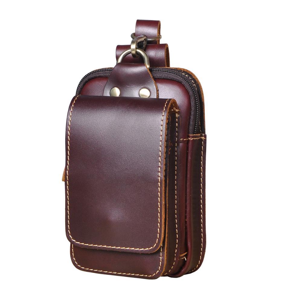 Riñonera de cuero para hombre – VALTERIO